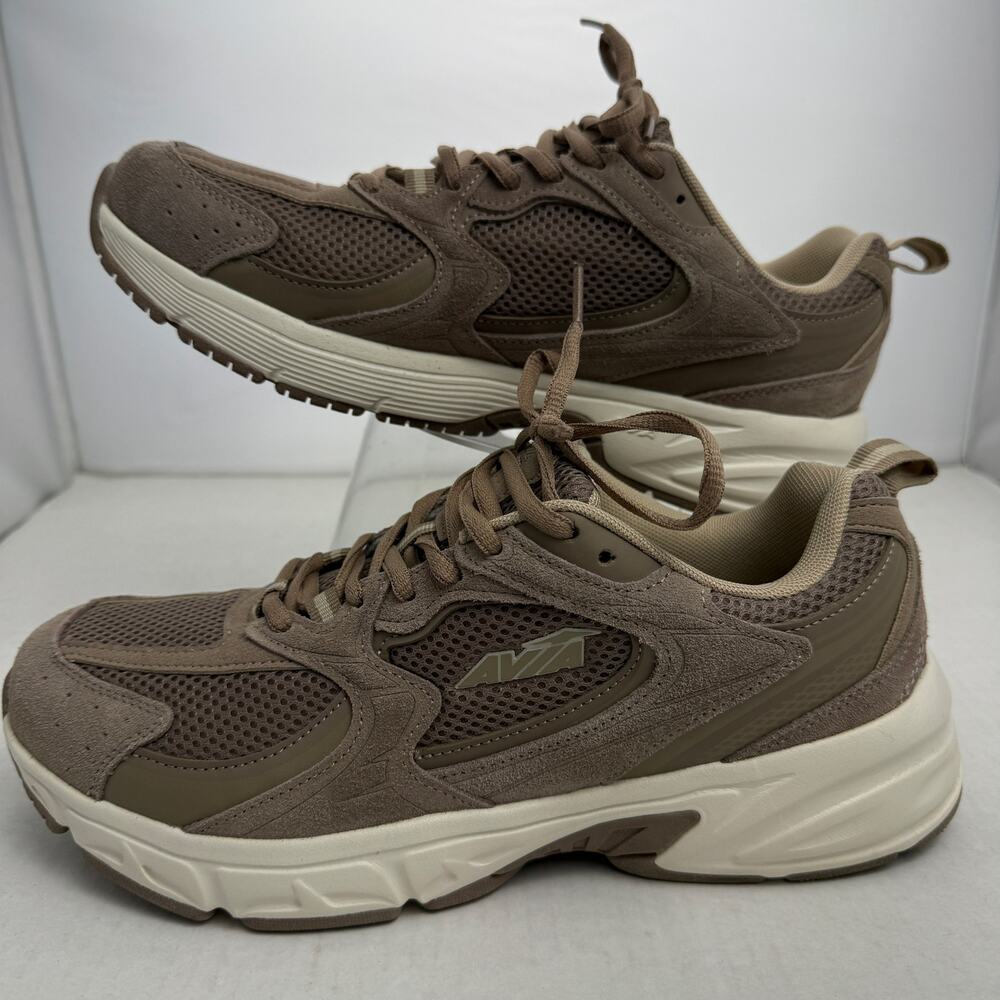 Avia 5000 Men's Running Walking Shoes Tan Brown Mesh Sneakers Size 10 Chunky